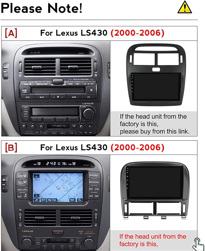 LEXUS 430 2000-2006 (UP AC)