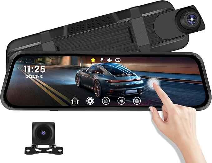 Dashcam MIRROR FULL SCREEN DUAL CAMERA (2 CAM)