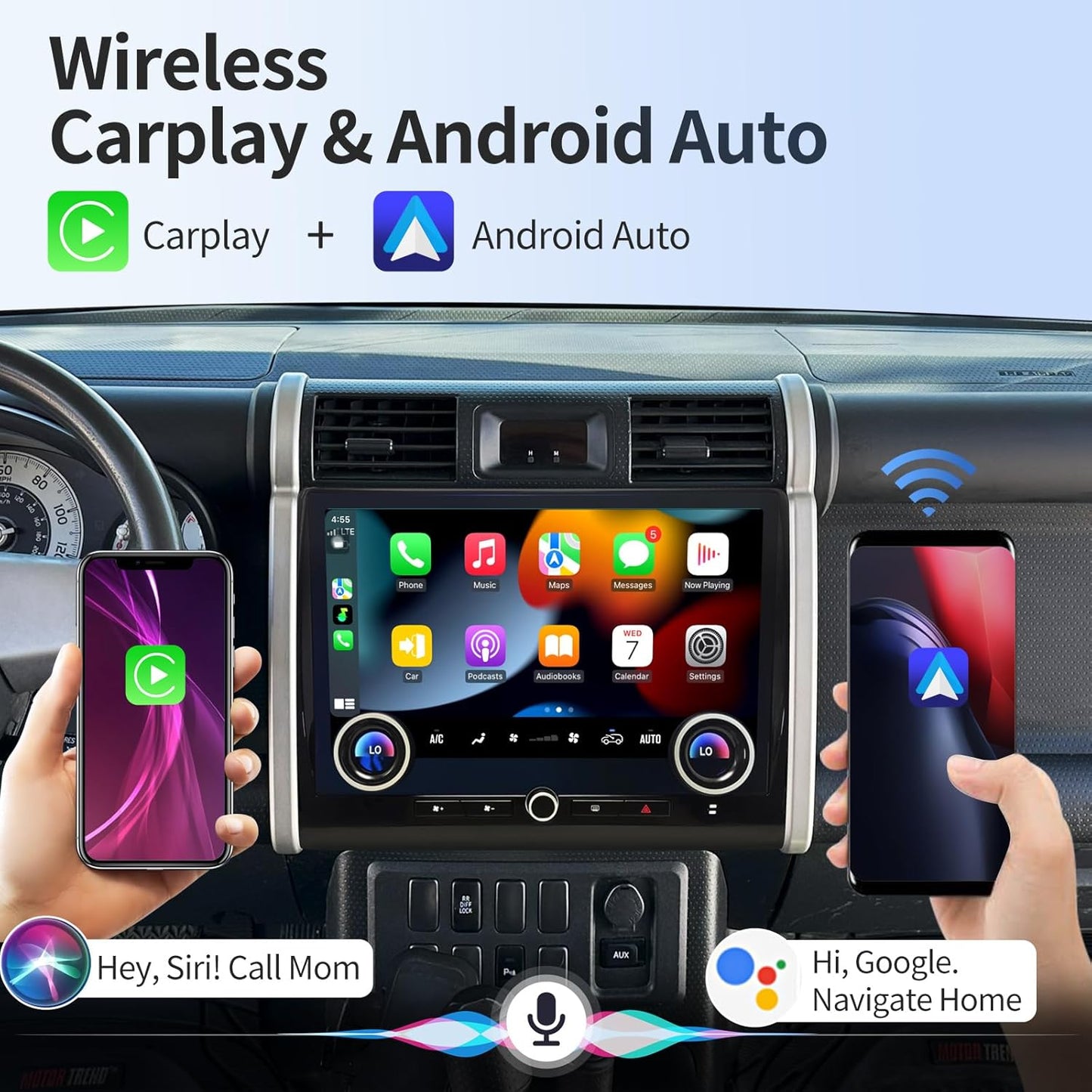 TOYOTA FJ 13.3" 2006-2020 SILVER/ BLACK 8GB RAM/128GB STORAGE (FJ 13.3INCH)