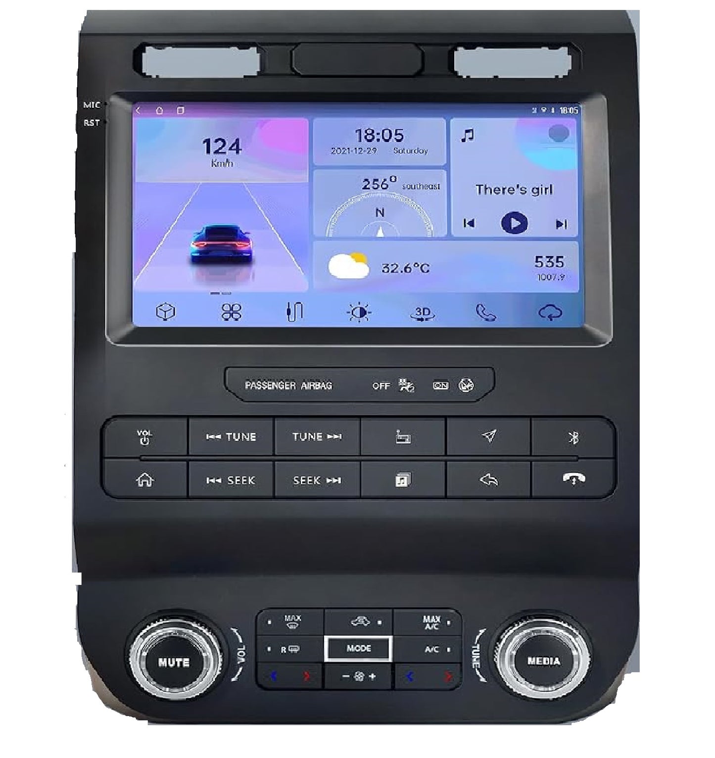 FORD F150 2015-2021 WITH A/C TOUCH CONTROL 4GB RAM 64GB STORAGE ANDROID ,Carplay Android Auto
