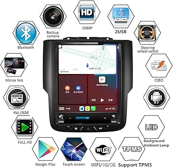DODGE RAM 2013-2018 TESLA 4GB RAM 64GB STORAGE ANDROID ("OUT OF STOCK")