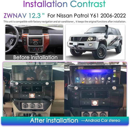 NISSAN VTECH (SAFARI) 2006-2022 12.3 INCH ANDROID