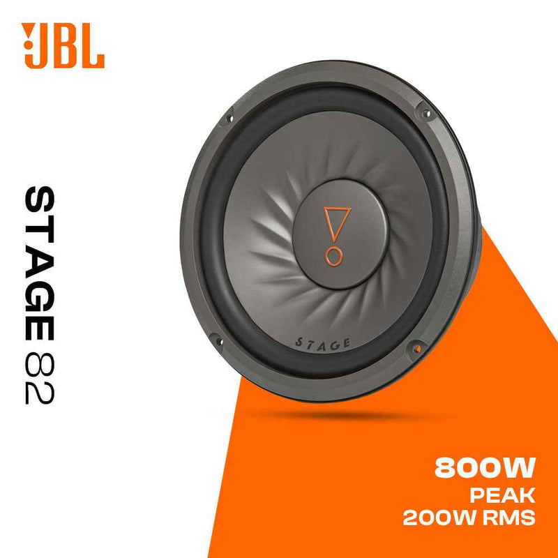 JBL STAGE 82 CAR AUDIO SUBWOOFER, 200 WATTS RMS, VOICE COIL.