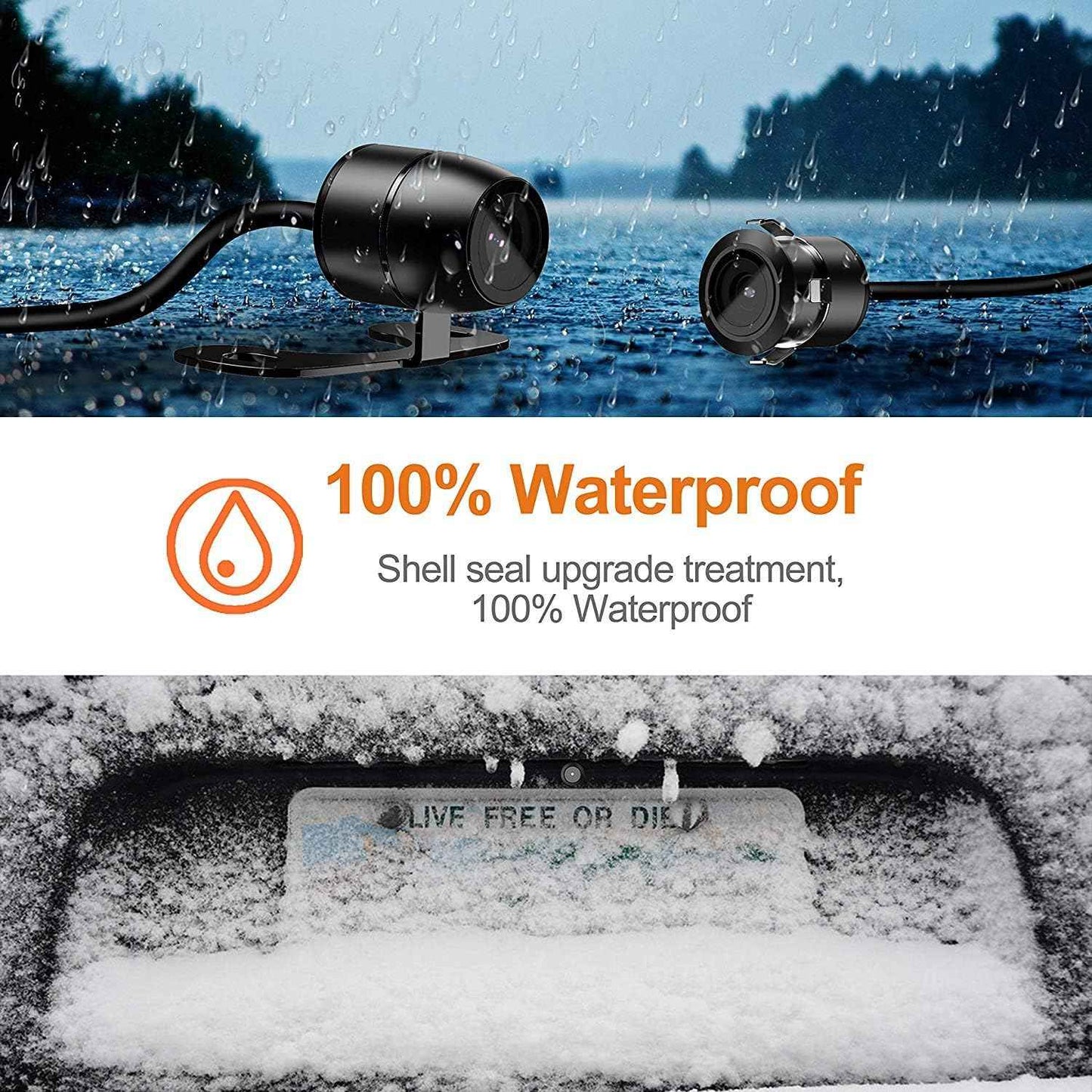 X3 2-IN-1 CAR REAR VIEW OR FRONT VIEW CAMERA.