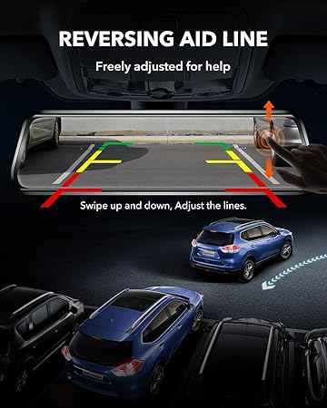 Dashcam MIRROR FULL SCREEN DUAL CAMERA 4K WDR (MR 2CAM 4K)