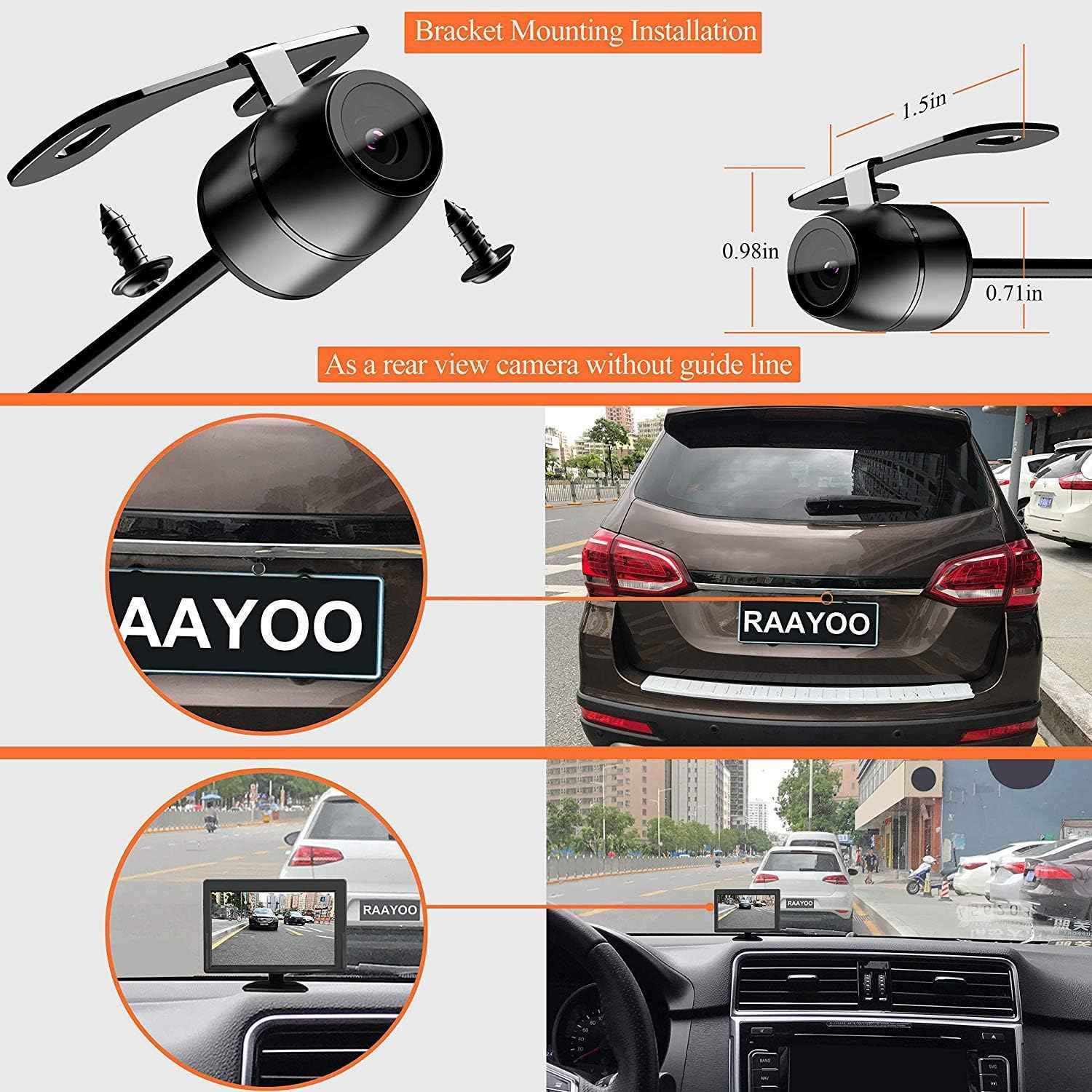 AHD X3 2-IN-1 CAR REAR VIEW OR FRONT VIEW CAMERA.