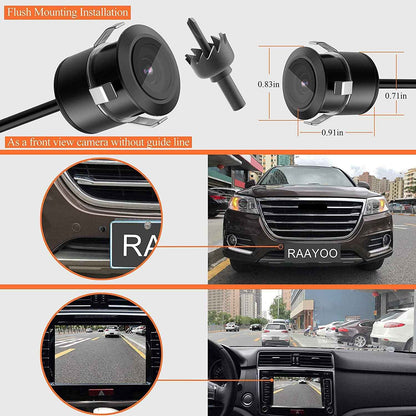 X3 2-IN-1 CAR REAR VIEW OR FRONT VIEW CAMERA.