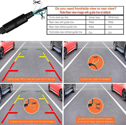 X3 2-IN-1 CAR REAR VIEW OR FRONT VIEW CAMERA.