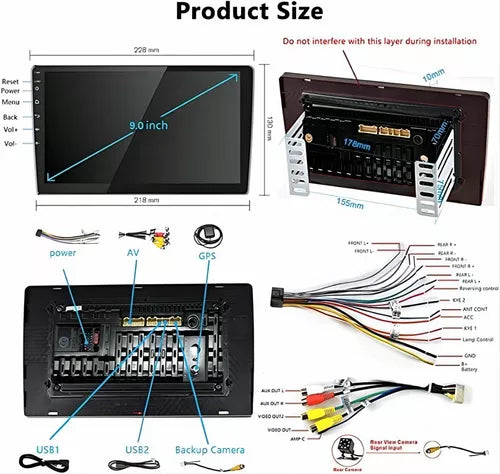 9INCH CAR ANDROID SCREEN (CARPAD)