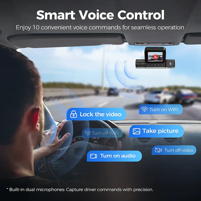 AZDOME S58 4G LTE 3CH Dash Cam with 2.4" IPS screen