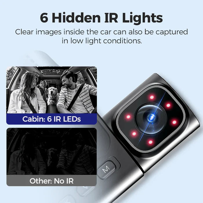 AZDOME S58 4G LTE 3CH Dash Cam with 2.4" IPS screen