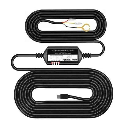 AZDOME 3-Lead Acc Hardwire Kit Type-C USB Port, 12ft