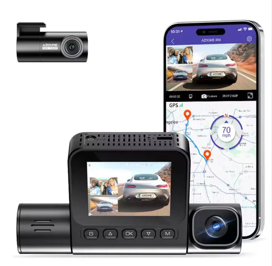 AZDOME S58 4G LTE 3CH DASH CAM LIVE WITH 2.4" IPS SCREEN