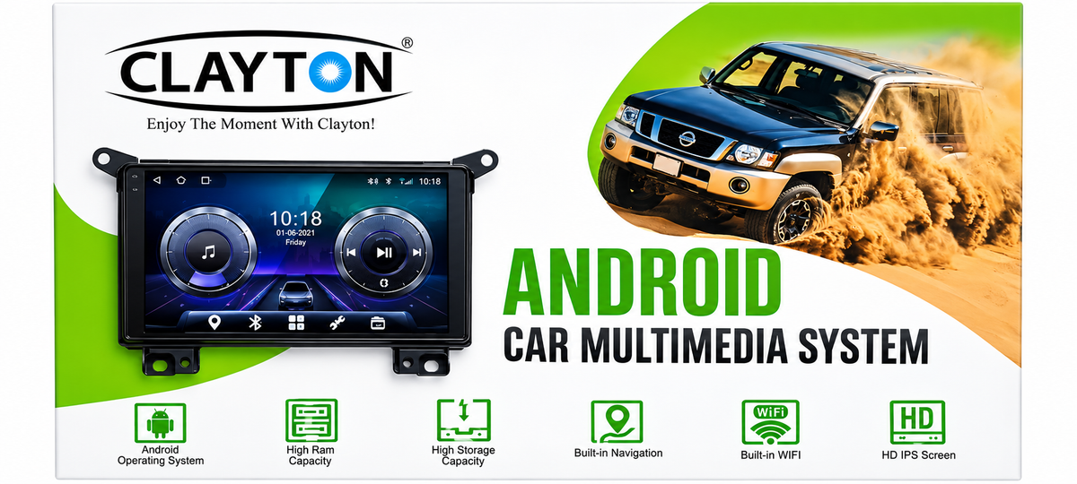 NISSAN SAFARI VTC Y61 (7-inch) 8GB RAM 128 GB STORAGE ANDROIDD MULTIMEDIA SYSTEM
