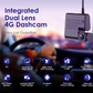 Azdome DashCam C9 PRO 2CH 4G (WITH SIM) 1080P FULL HD GPS & Wi-Fi كاميرا مراقبة السايق مباشر