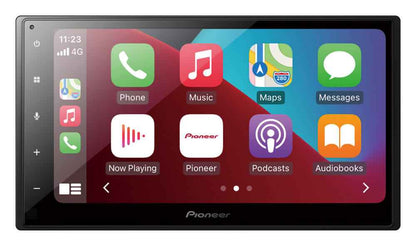 PIONEER DMH-A5450BT 6.8″ AV Receiver with Wireless Apple CarPlay, Wireless Android Auto and Mirroring by Weblink Cast .