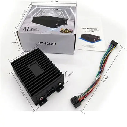 DSP Amplifier RY-125AB Stereo Audio 4*80W High Definition Power for Car System