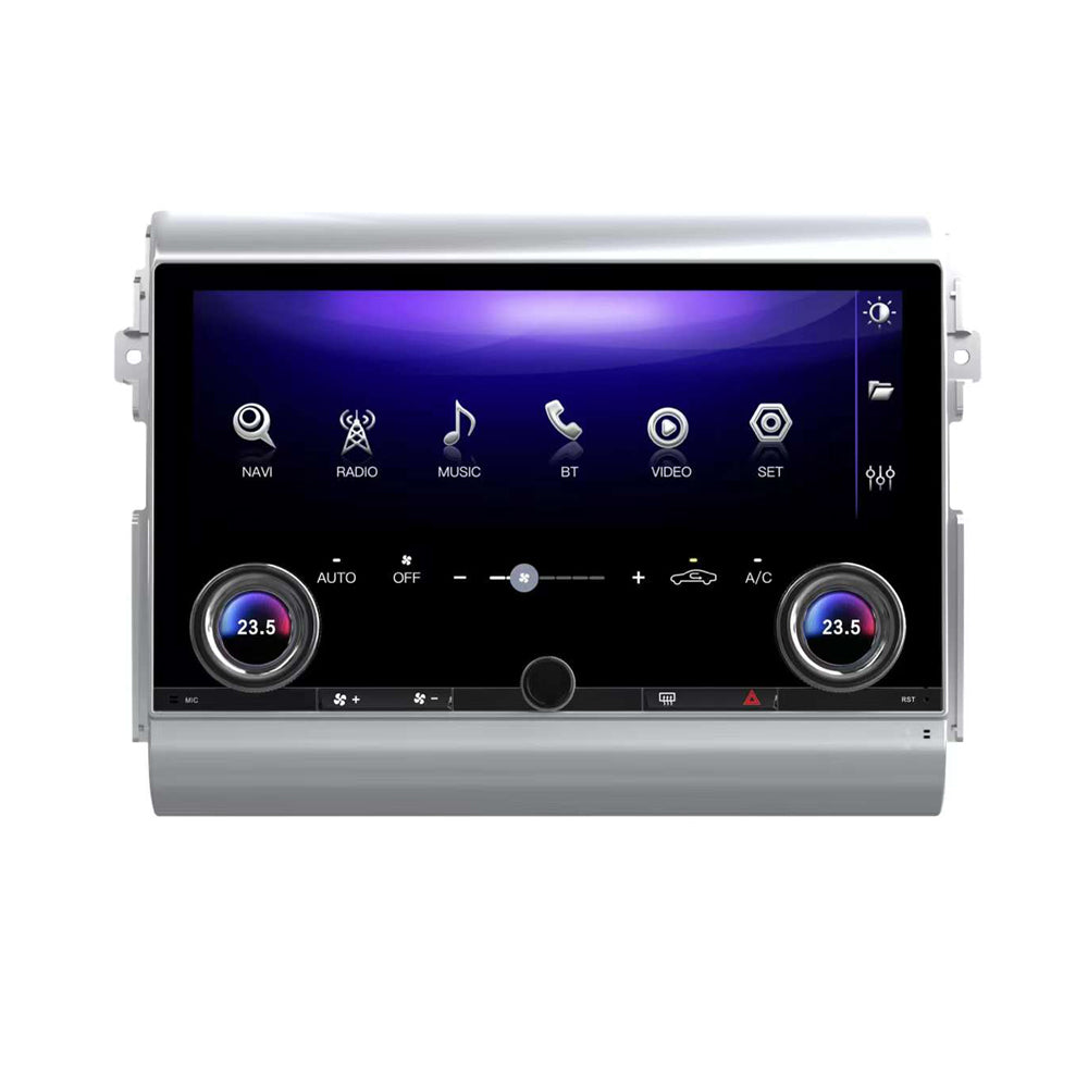 Toyota Fj Cruiser 2008-2024 (13-inch) 8GB RAM 128 STORAGE Android Monitor with Knobs (Silver)
