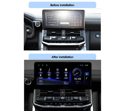 TOYOTA LAND CRUISER  GXR 12.3" 2022+ 8GB RAM 128GB STORAGE CAR PLAY / AUTO ANDROID