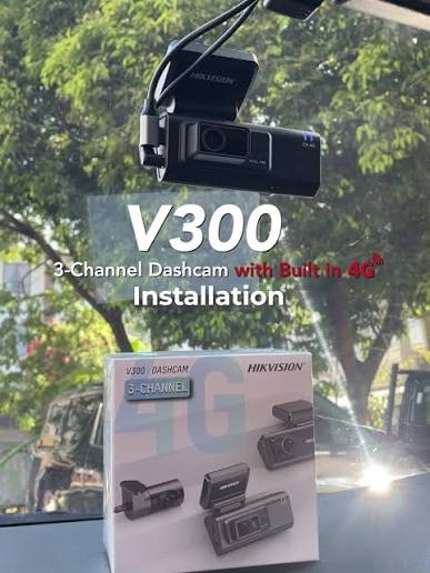 HIKVISION V300 3CH DASH CAM 4G with GPS - AE-DC2032