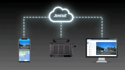 JIMIIOT JC371 4G 3CH AI DASH CAM LIVE VIDEO (10YEA SUBSCRIPTION FREE)