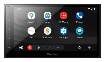 PIONEER DMH-A5450BT 6.8″ AV Receiver with Wireless Apple CarPlay, Wireless Android Auto and Mirroring by Weblink Cast .