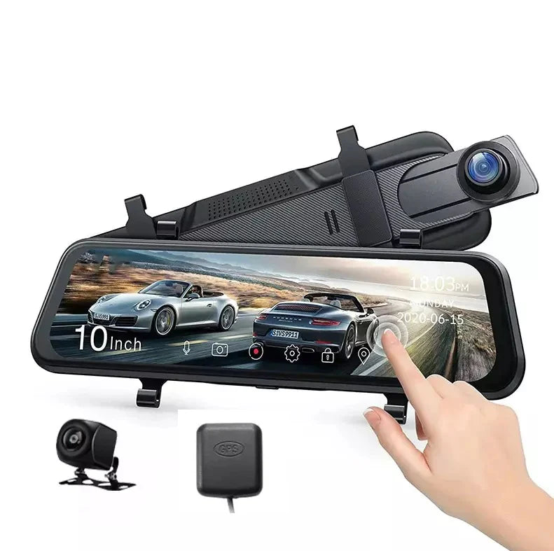 Dash Cam Full Screen Dual Camera Mirror Upgrade
