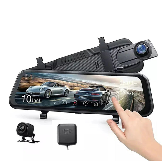 Dash Cam Full Screen Dual Camera Mirror Upgrade