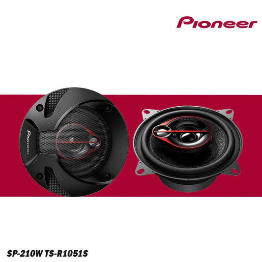PIONEER 210W TS-R1051S 10cm 3-way Coaxial Speakers