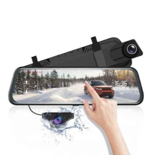 DASHCAM MIRROR FULL SCREEN TWO CAMERA (WIFI/1080P) FIVE STAR PLUS
