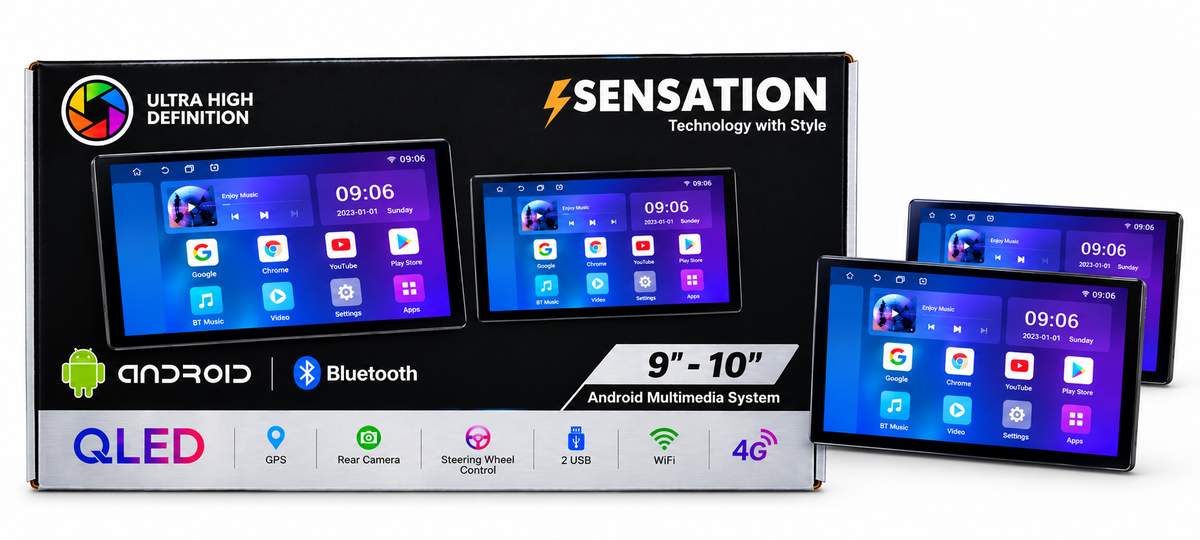 SENSATION SERIES- 12GB RAM 256GB STORAGE 2K HST TS20 ANDROID / CARPLAY