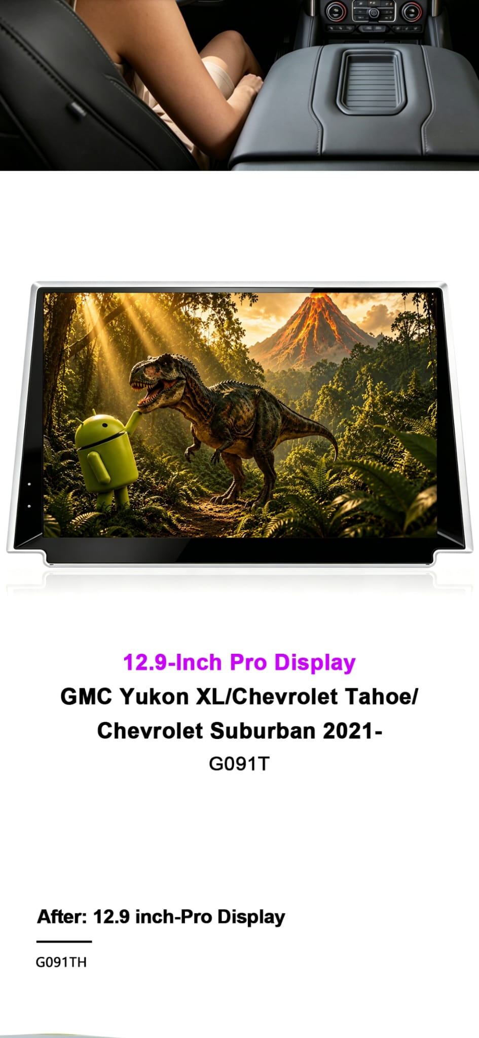 TAHOE/YUKON/XL/SUBARBAN 2021+ 12.9" PRO Display
