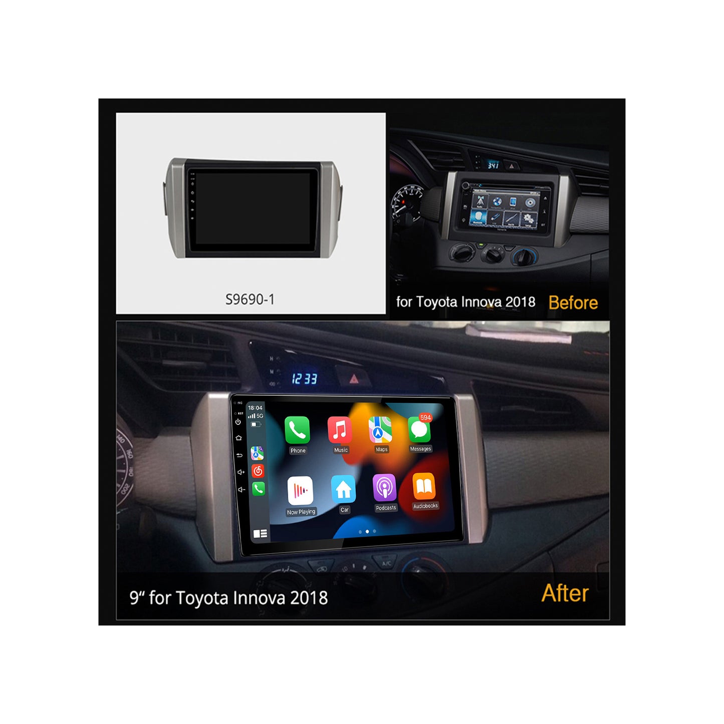 TOYOTA INNOVA 2015-2018 ANDROID