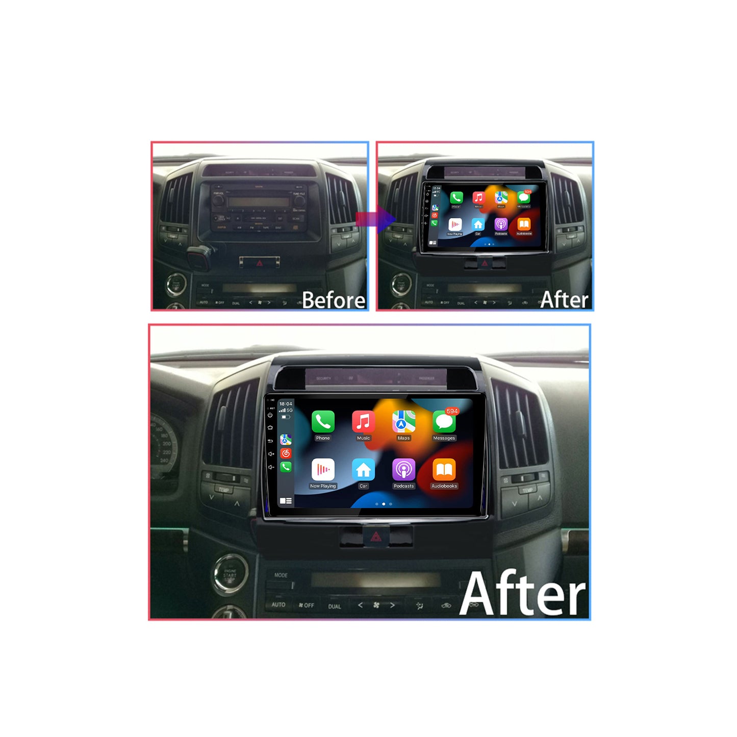TOYOTA LAND CRUISER 2008-2015 (9004) ANDROID