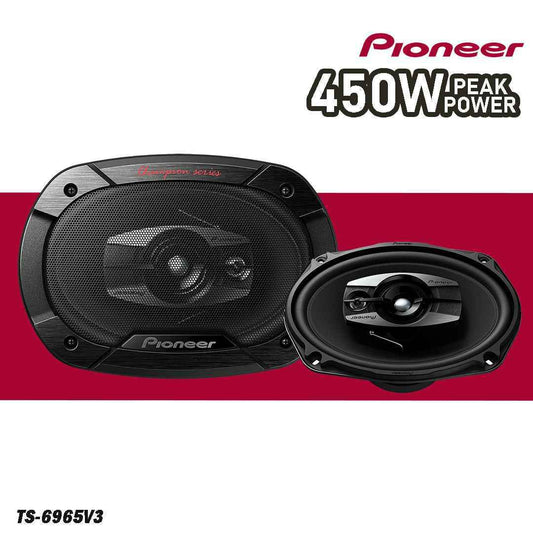 PIONEER SPEAKER Car Oval TS-6965V3, 6X 9 Oval, 3 Way, Max 450W