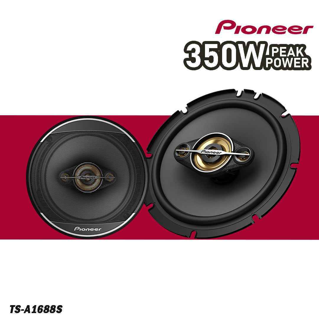 PIONEER SPEAKER TS-A1688S 350W Max/80W RMS 4-Way