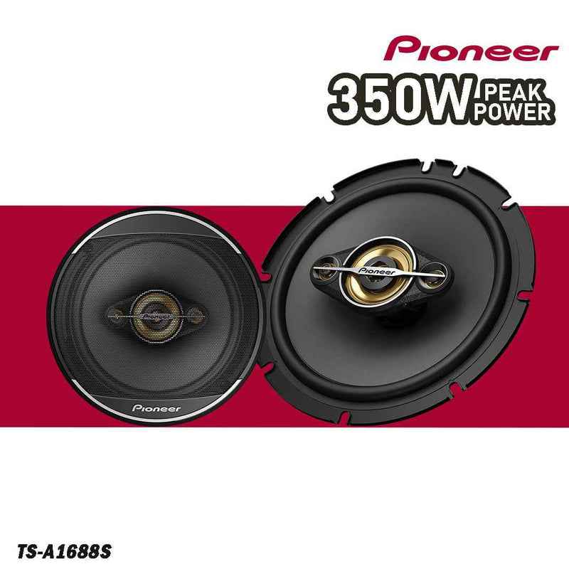 PIONEER TS-A1686S 6.5" 350W 4-Way TWEETERS CAR Stereo COAXIAL Speakers