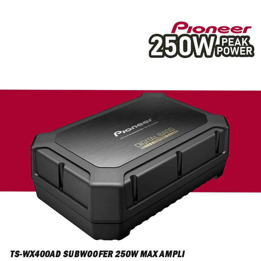 PIONEER SUBWOOFER TS-WX400DA 250W MAX AMPLI 9″ x 5-1/2″ – 250w Max Power, Built-in Class-D Amplifier – Compact Active Subwoofer