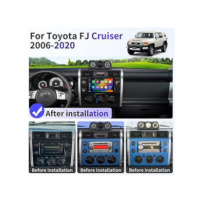 TOYOTA FJ CRUISER 2008-2024 BLACK ANDROID