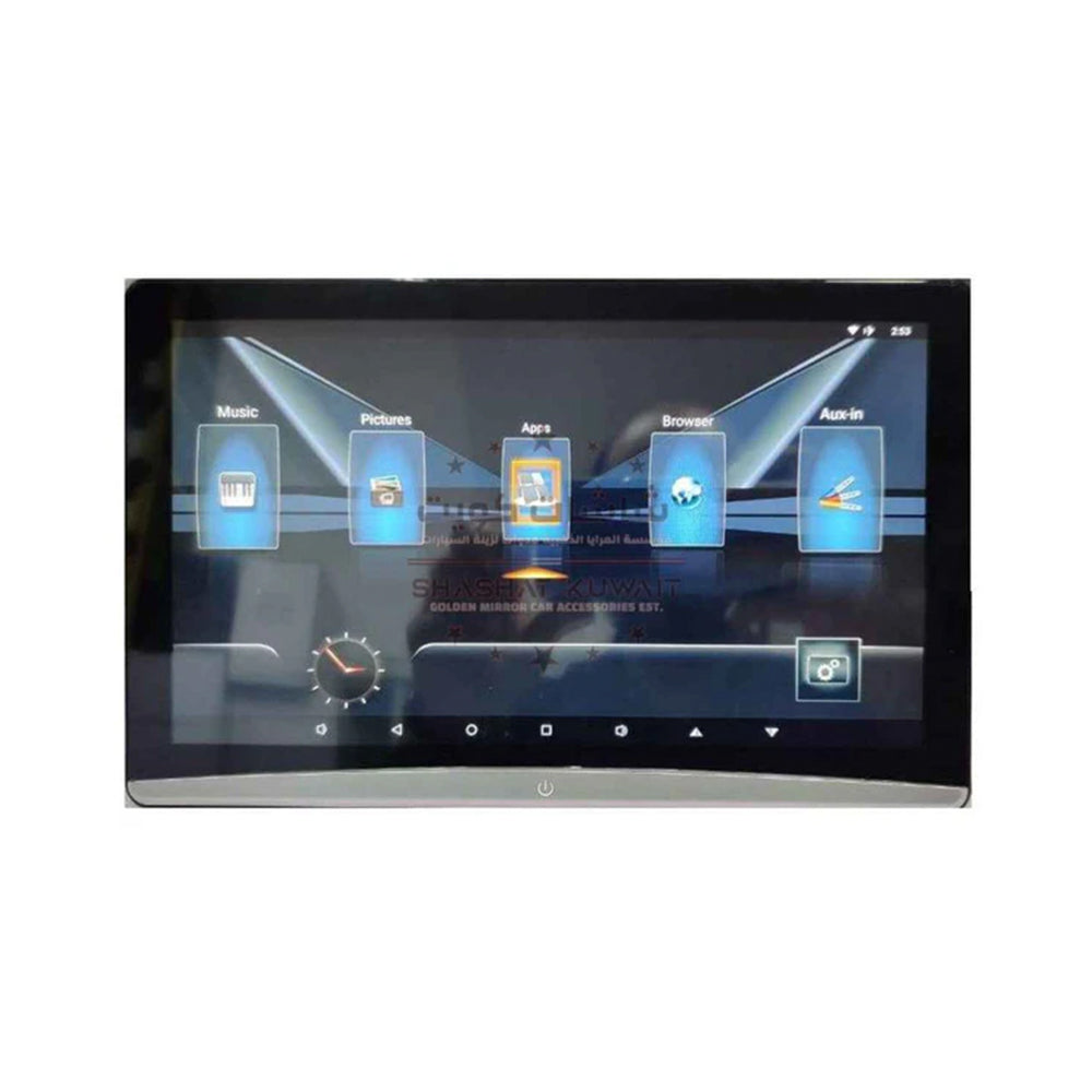 HEAD REST 10.6INCH ANDROID 2GB RAM 16GB STORAGE VER.13 (PAIR) .