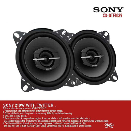 SONY 210W WITH TWITTER .