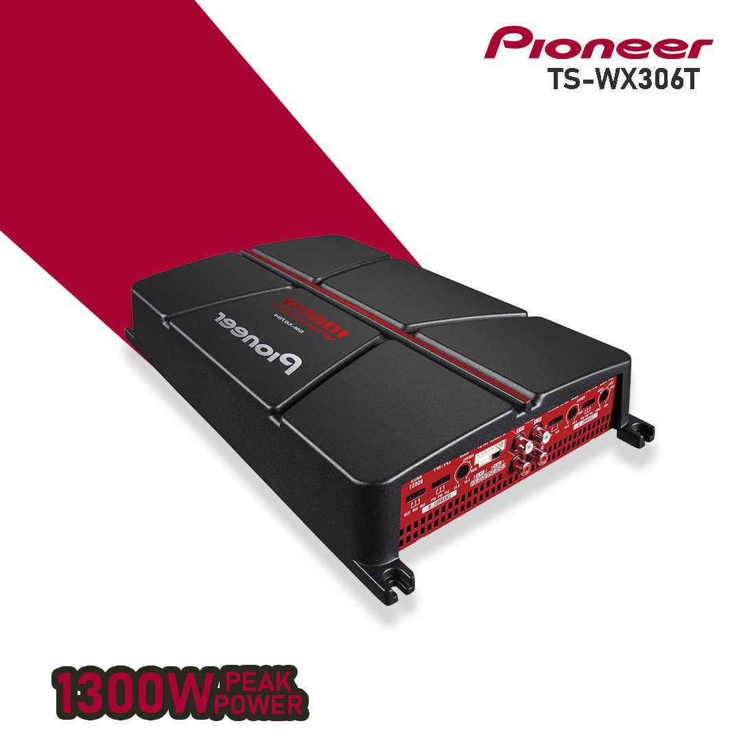 PIONEER 1000W AMPLIFIER GM-A6704 4-Channel – Class B, 1000w Max Power – Bridgeable Amplifier
