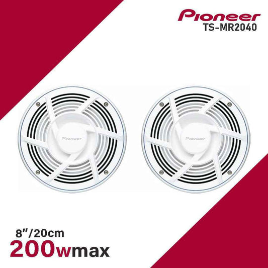 PIONEER SPEAKER 200W MARINE TS-MR2040 20cm 2-Way Marine Speakers