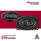 PIONEER SPEAKER SP-P210 (TS-A4670F 4WAY) FORD/SILVE .
