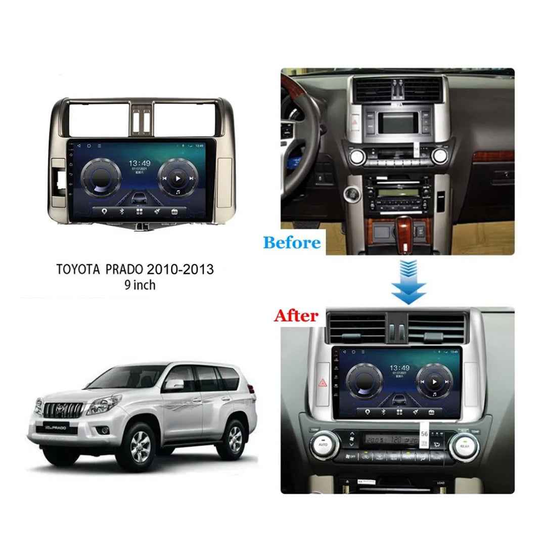 TOYOTA PRADO 2010-2013 ANDROID Multimedia System Upgrade for Enhanced Car Experience