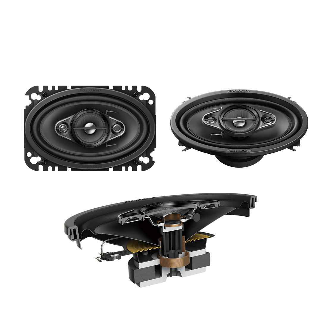 PIONEER SPEAKER SP-P210 (TS-A4670F 4WAY) FORD/SILVE .