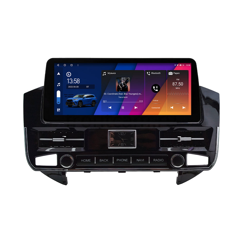 MITSUBISHI  PAJERO 2006 - 2024 12.3-INCH ANDROID 10 HEAD UNIT WITH CLOCK.
