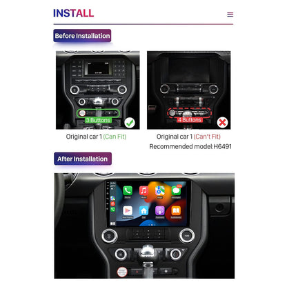 Ford Mustang  2015 – 2019 2GB RAM 32GB STORAGE Android