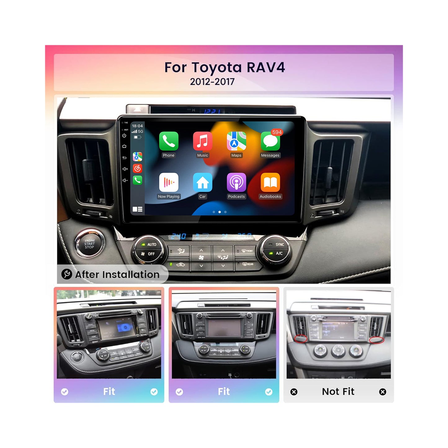 TOYOTA RAV4 2016 (6115 16) ANDROID