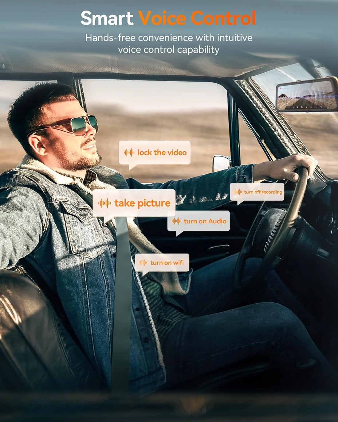 WOLFBOX G900 PRO 4K+2.5K 2CH 12” DASH CAM W/ SONY STARVIS 2 IMX678 & 5G WiFi